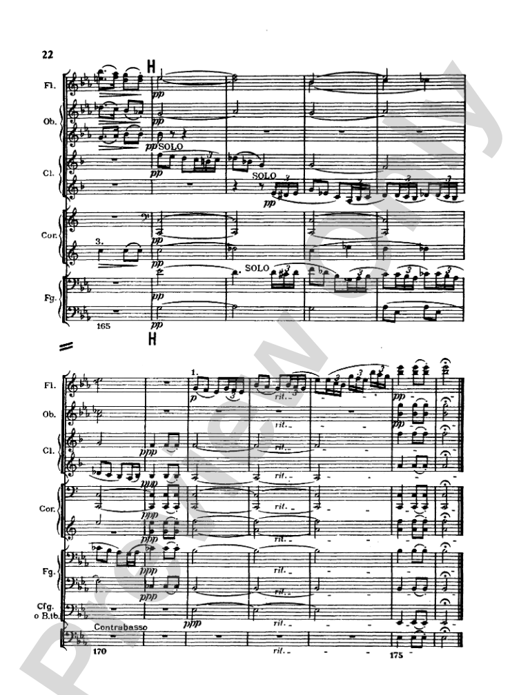 Strauss: Serenade for 13 Winds, Op. 7: Chamber Ensemble Miniature Score