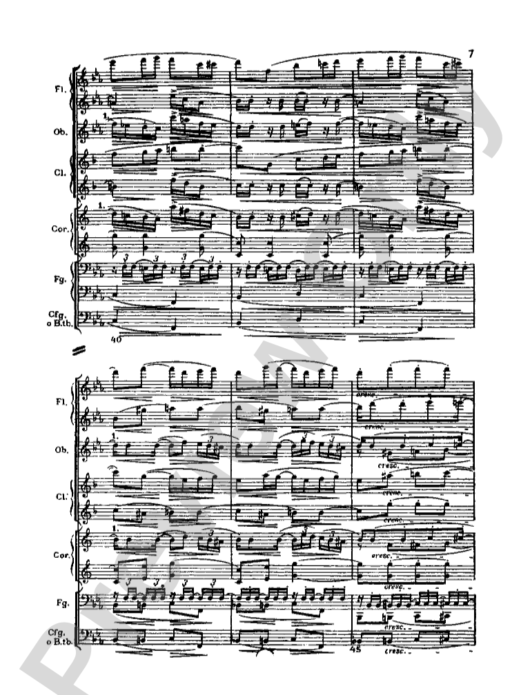 Strauss: Serenade for 13 Winds, Op. 7: Chamber Ensemble Miniature Score
