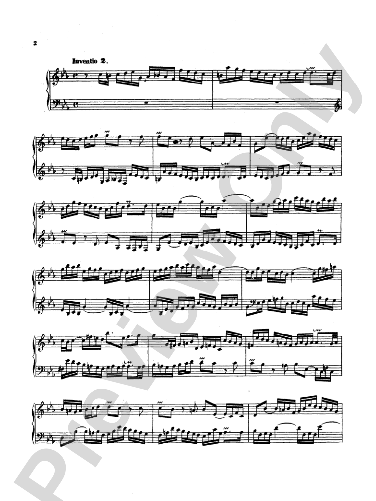 Bach: Two- and Three-Part Inventions, French Suites and Italian Concerto (Miniature Score)