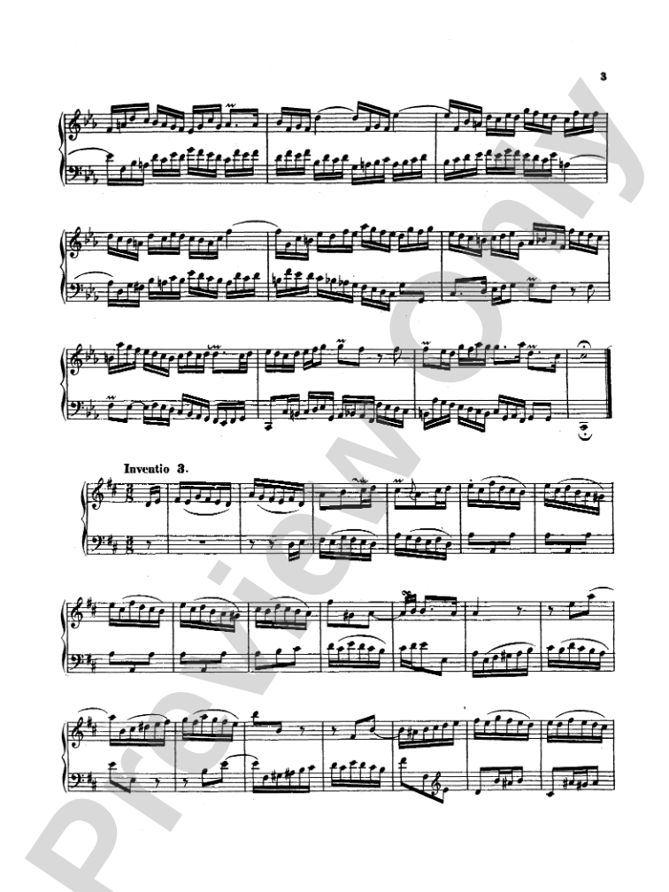 Bach: Two- and Three-Part Inventions, French Suites and Italian Concerto (Miniature Score)