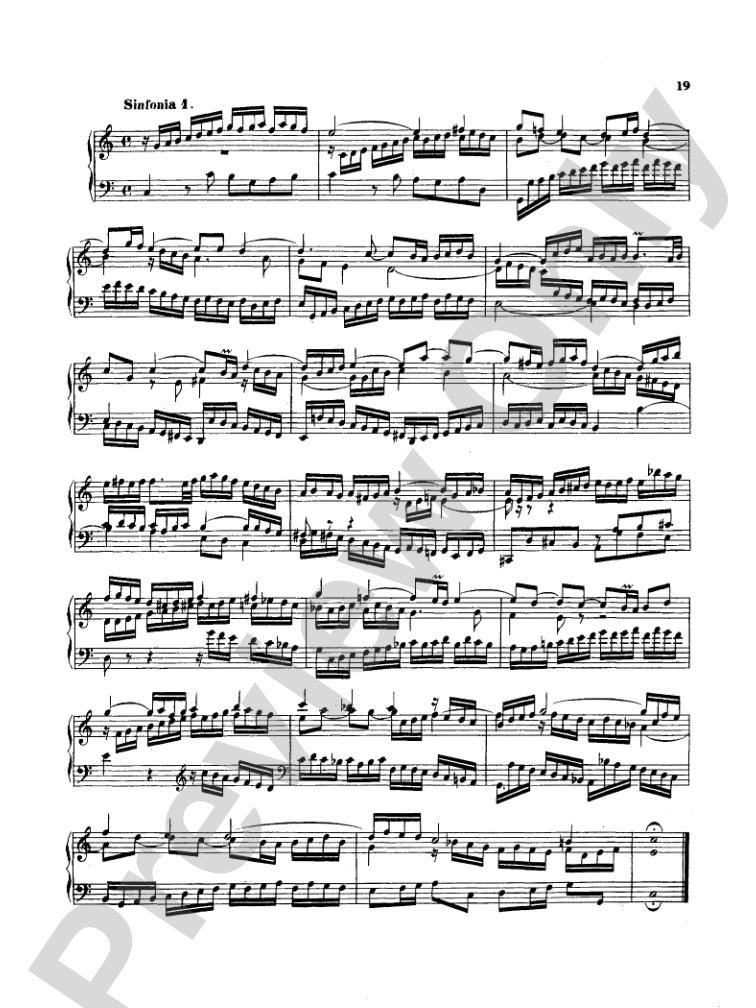 Bach: Two- and Three-Part Inventions, French Suites and Italian Concerto (Miniature Score)