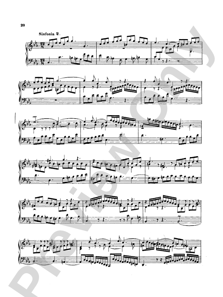 Bach: Two- and Three-Part Inventions, French Suites and Italian Concerto (Miniature Score)