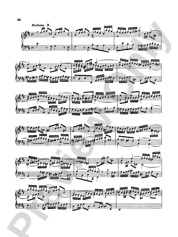 Bach: Two- and Three-Part Inventions, French Suites and Italian Concerto (Miniature Score)