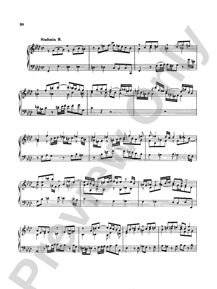 Bach: Two- and Three-Part Inventions, French Suites and Italian Concerto (Miniature Score)