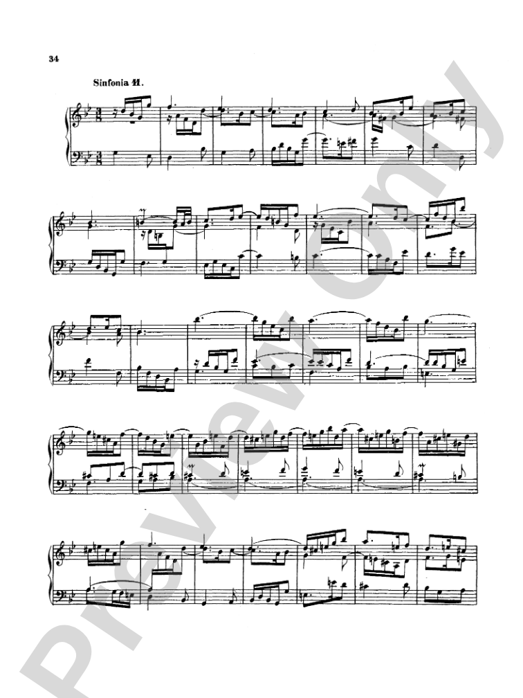 Bach: Two- and Three-Part Inventions, French Suites and Italian Concerto (Miniature Score)