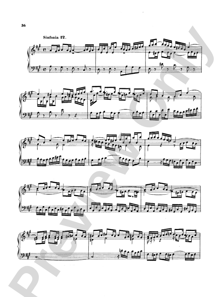 Bach: Two- and Three-Part Inventions, French Suites and Italian Concerto (Miniature Score)