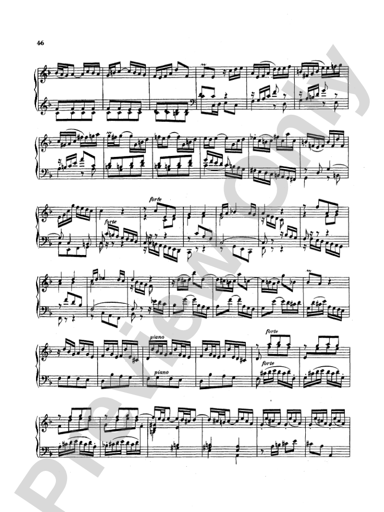 Bach: Two- and Three-Part Inventions, French Suites and Italian Concerto (Miniature Score)