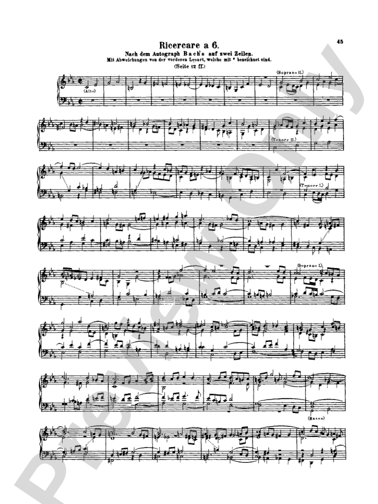 Bach: The Musical Offering and The "Goldberg Variations" (Miniature Score): Piano Miniature Score