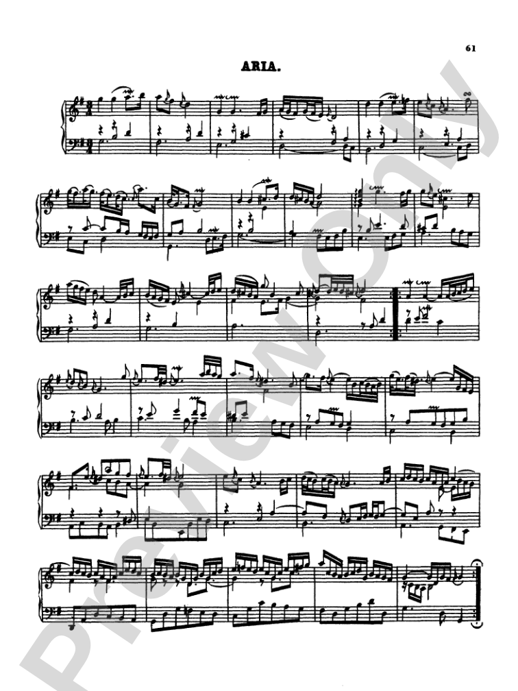 Bach: The Musical Offering and The "Goldberg Variations" (Miniature Score)