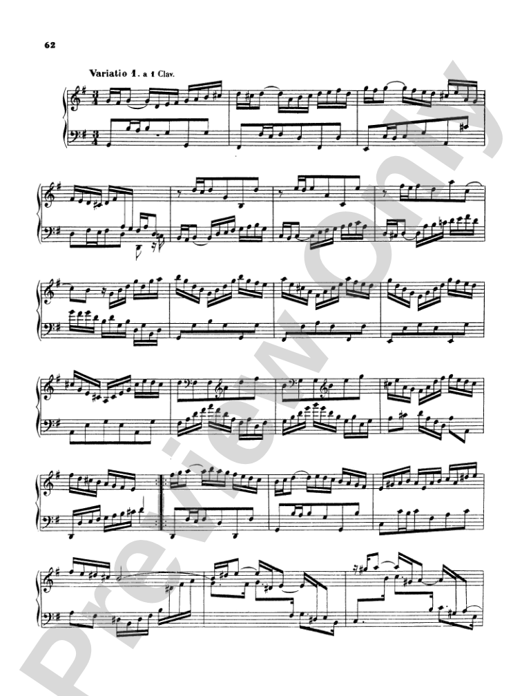 Bach: The Musical Offering and The "Goldberg Variations" (Miniature Score)