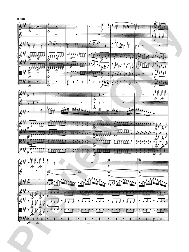 Mozart: Concertos for Stringed Instruments and Orchestra: Violin Miniature Score