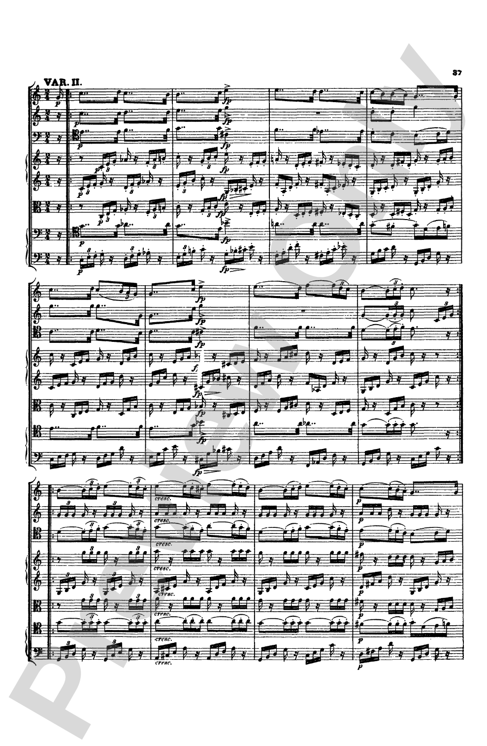 Schubert: Nonet and Two Octets: Chamber Ensemble Miniature Score