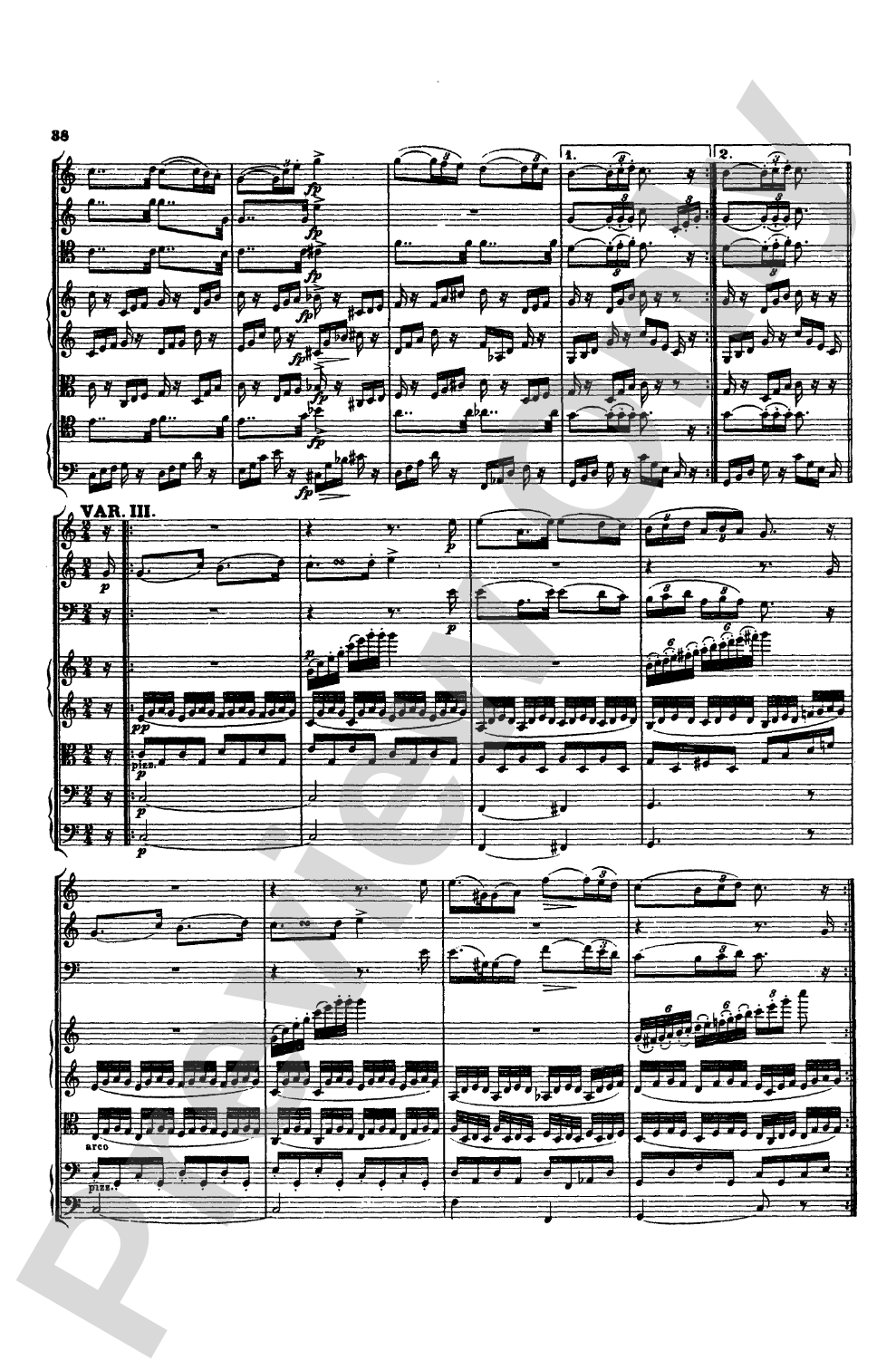 Schubert: Nonet and Two Octets: Chamber Ensemble Miniature Score