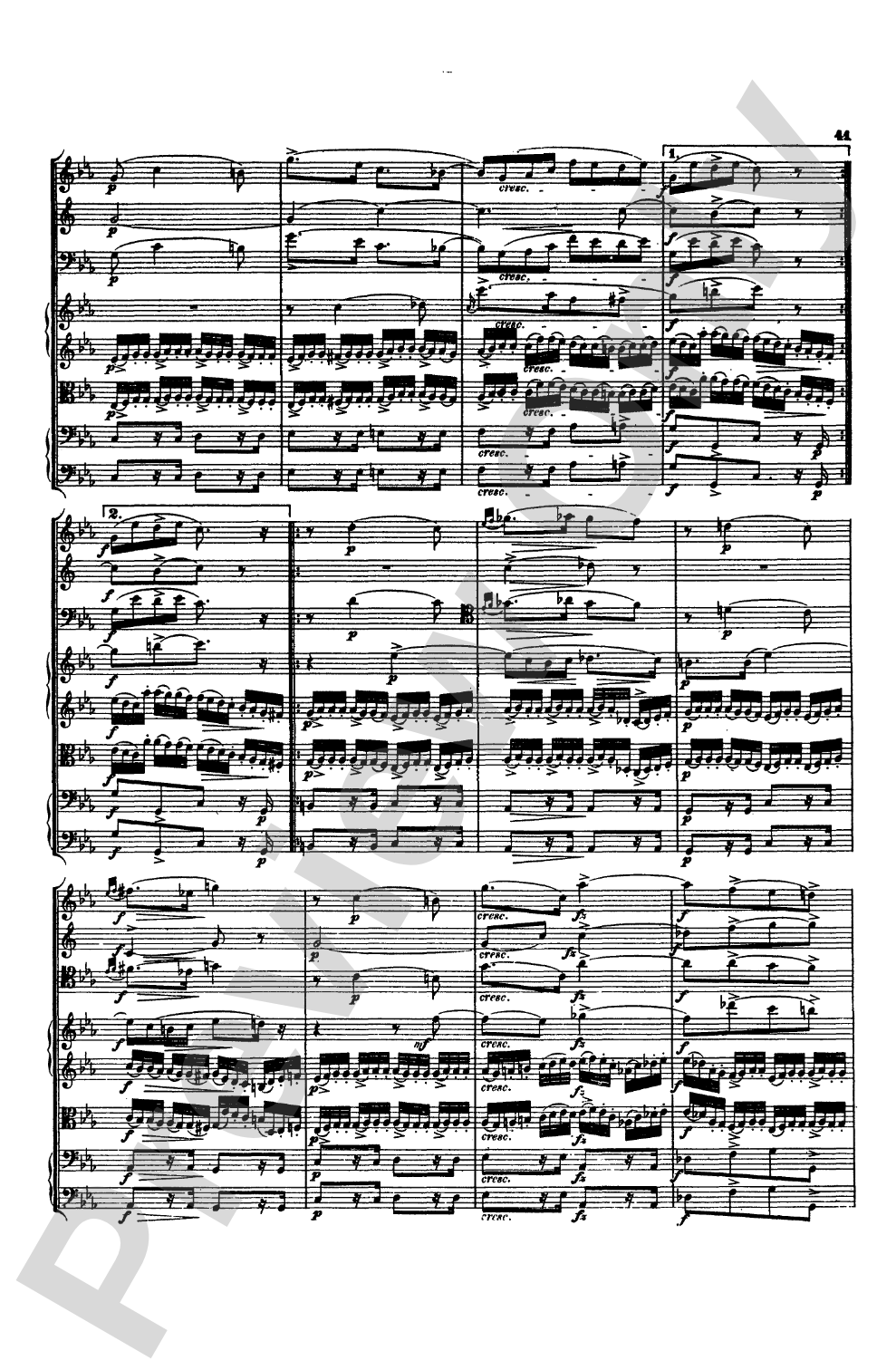 Schubert: Nonet and Two Octets: Chamber Ensemble Miniature Score