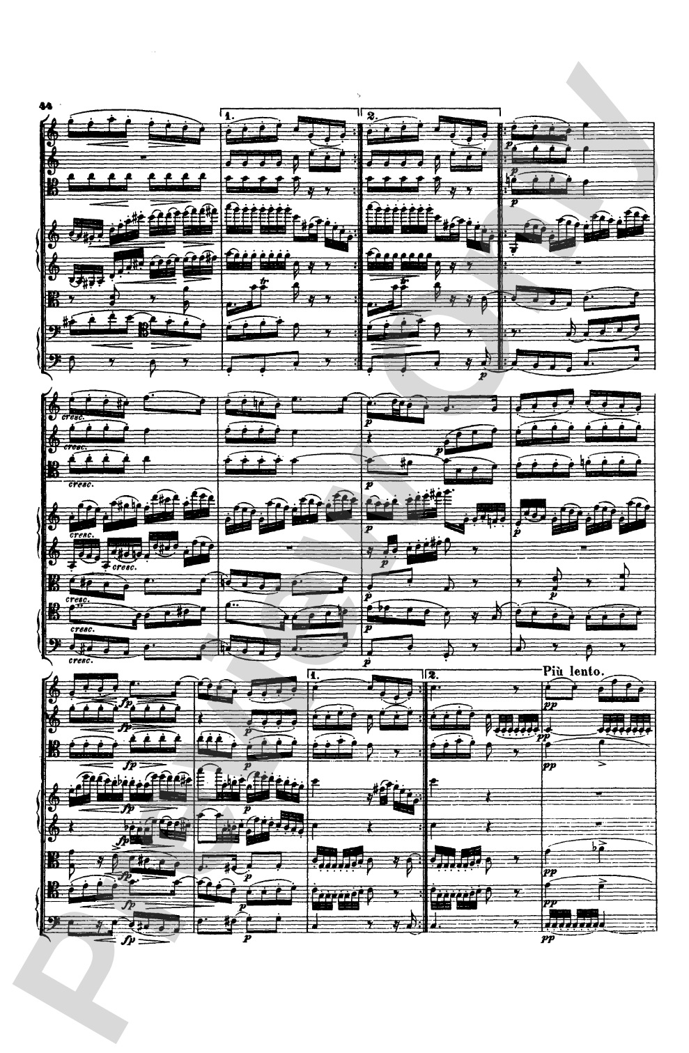 Schubert: Nonet and Two Octets: Chamber Ensemble Miniature Score