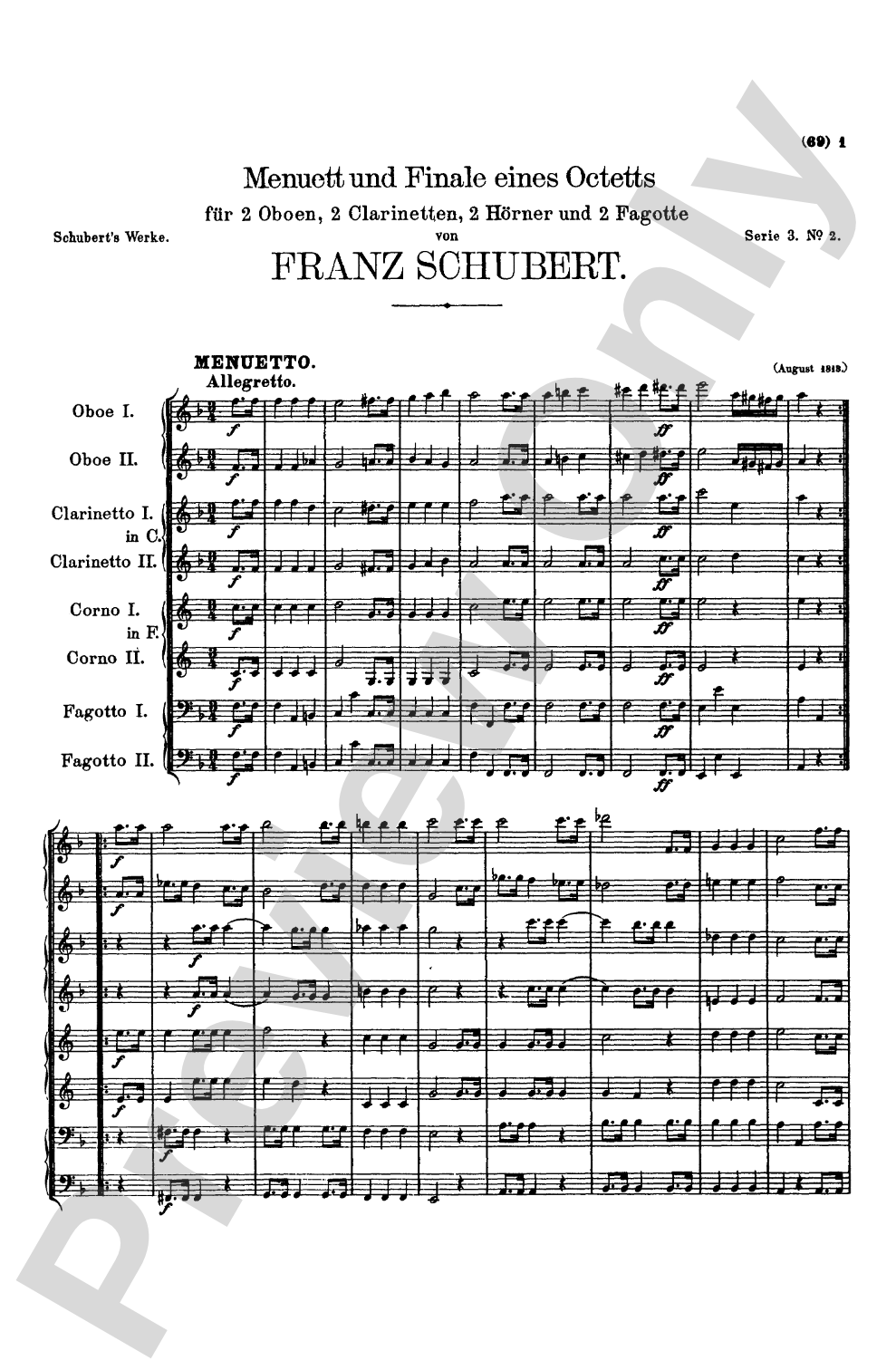 Schubert: Nonet and Two Octets