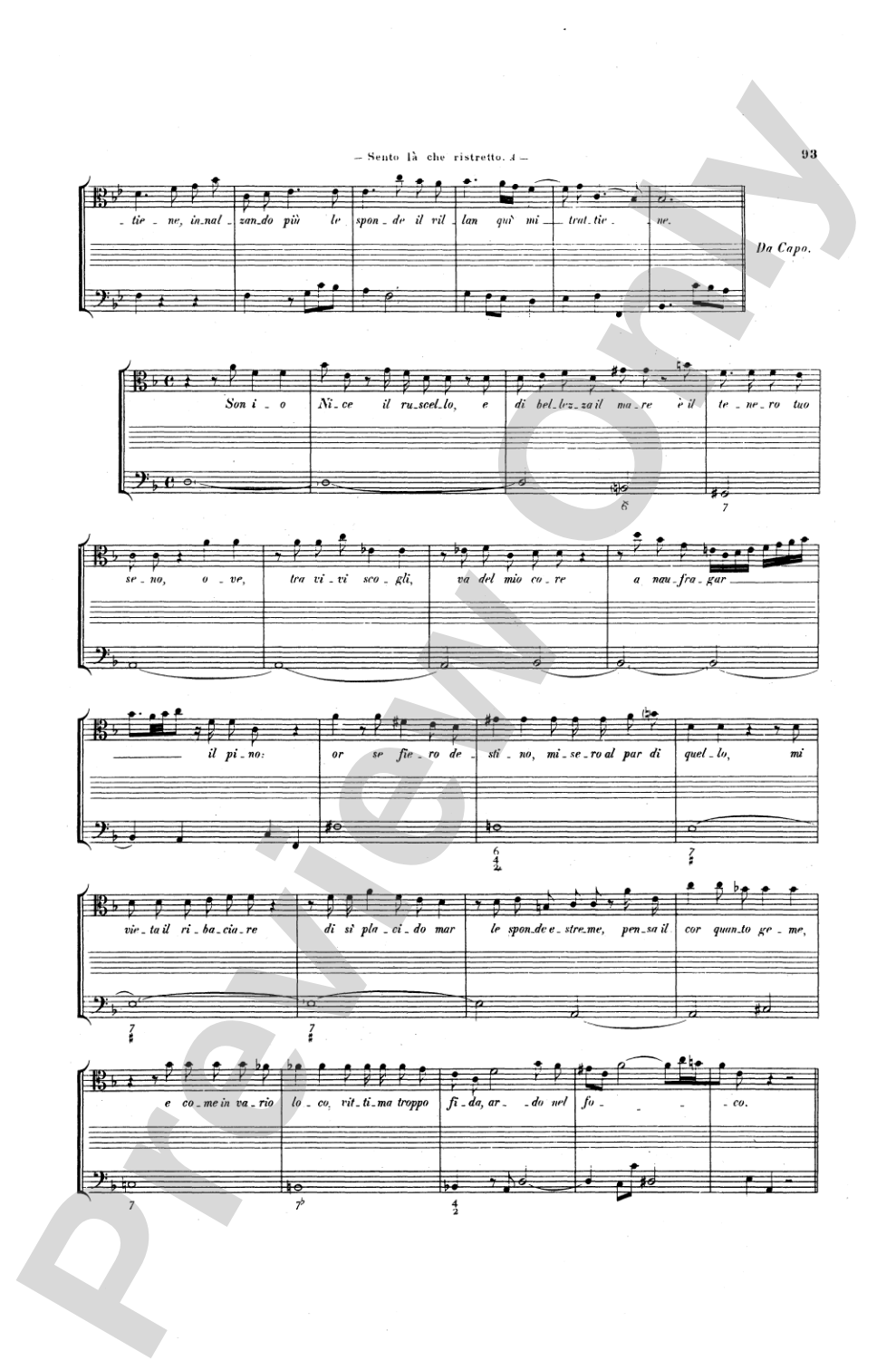 Handel: 72 Italian Cantatas for Soprano or Alto, Nos. 56-72 (Volume IV): Vocal Miniature Score