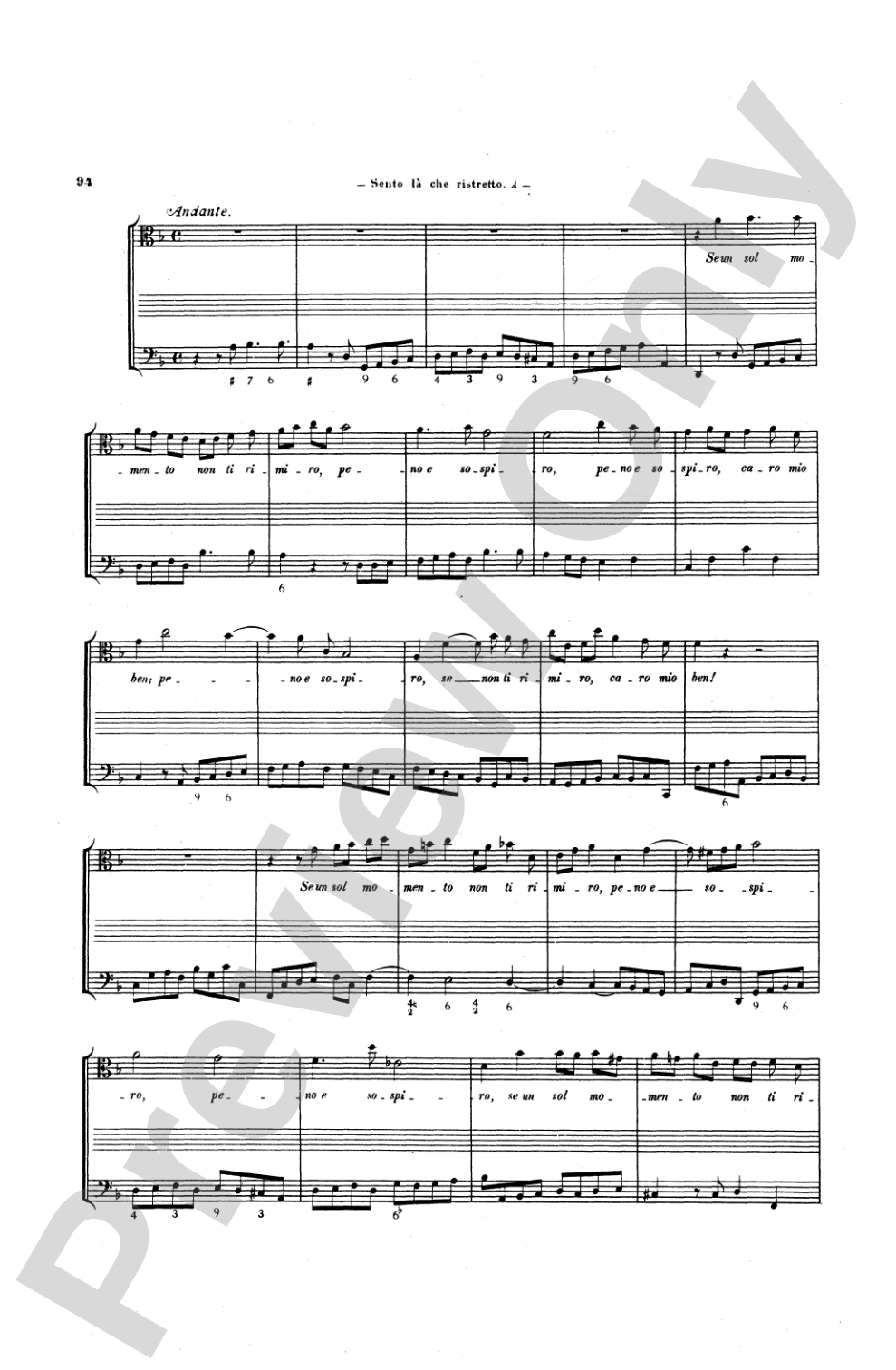 Handel: 72 Italian Cantatas for Soprano or Alto, Nos. 56-72 (Volume IV): Vocal Miniature Score