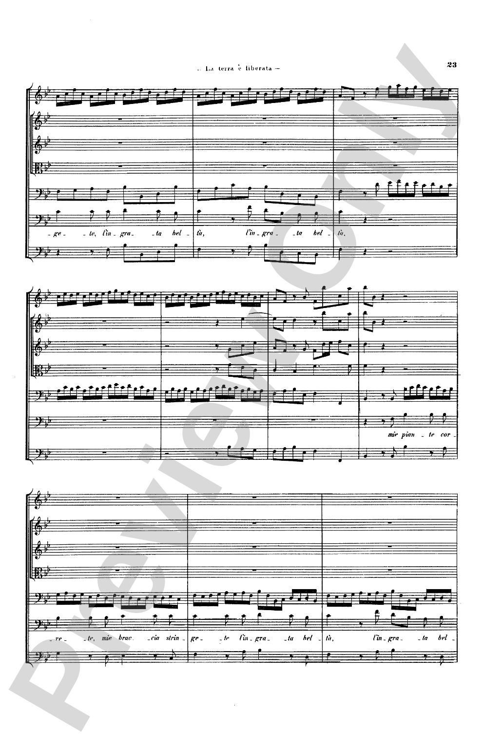 Handel: 28 Italian Cantatas with Instruments, Nos. 16-23, Volume III: Vocal Miniature Score