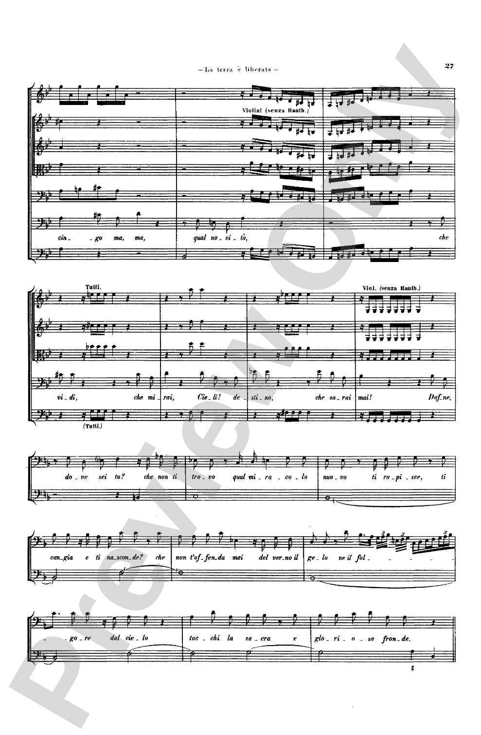 Handel: 28 Italian Cantatas with Instruments, Nos. 16-23, Volume III: Vocal Miniature Score