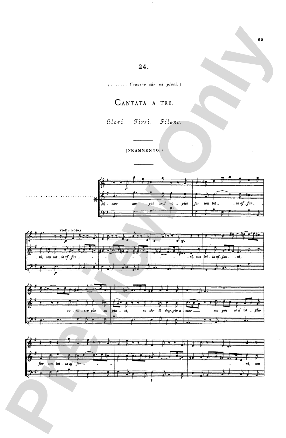 Handel: 28 Italian Cantatas with Instruments, Nos. 24-28 (Volume IV): mostly for Soprano Voice Miniature Score