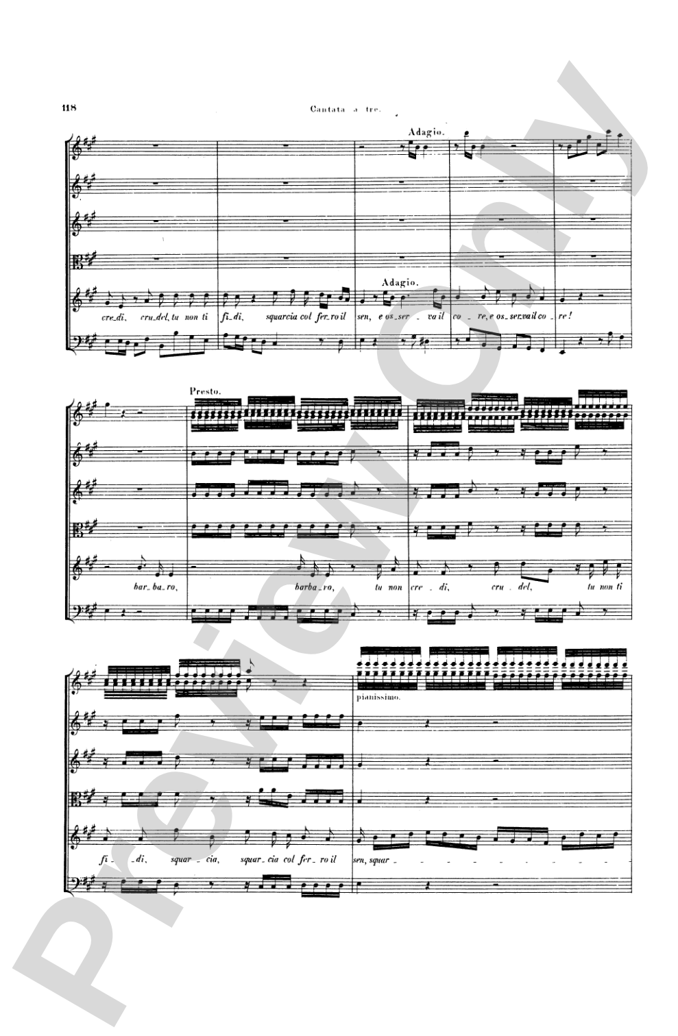 Handel: 28 Italian Cantatas with Instruments, Nos. 24-28 (Volume IV): mostly for Soprano Voice Miniature Score