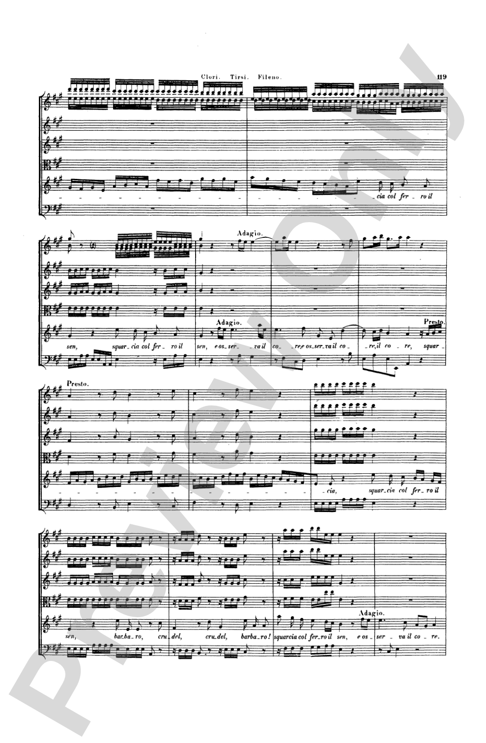 Handel: 28 Italian Cantatas with Instruments, Nos. 24-28 (Volume IV): mostly for Soprano Voice Miniature Score