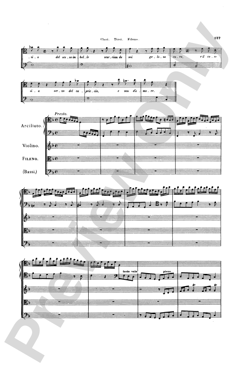 Handel: 28 Italian Cantatas with Instruments, Nos. 24-28 (Volume IV): mostly for Soprano Voice Miniature Score