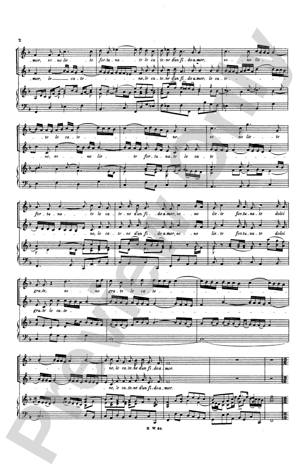 Handel: Italian Duets and Trios, Volume I (Italian): Vocal Miniature Score