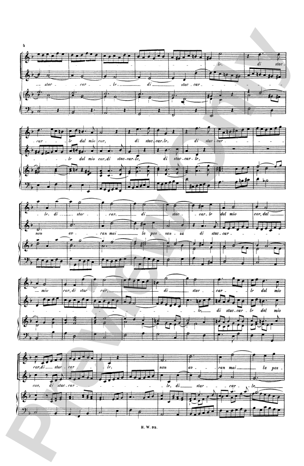 Handel: Italian Duets and Trios, Volume I (Italian): Vocal Miniature Score