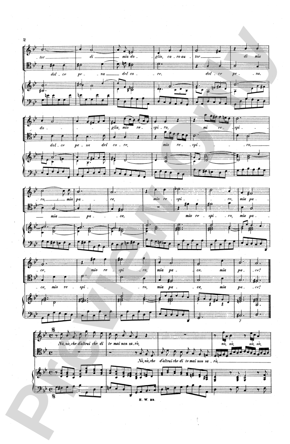 Handel: Italian Duets and Trios, Volume II (Italian): Vocal Miniature Score