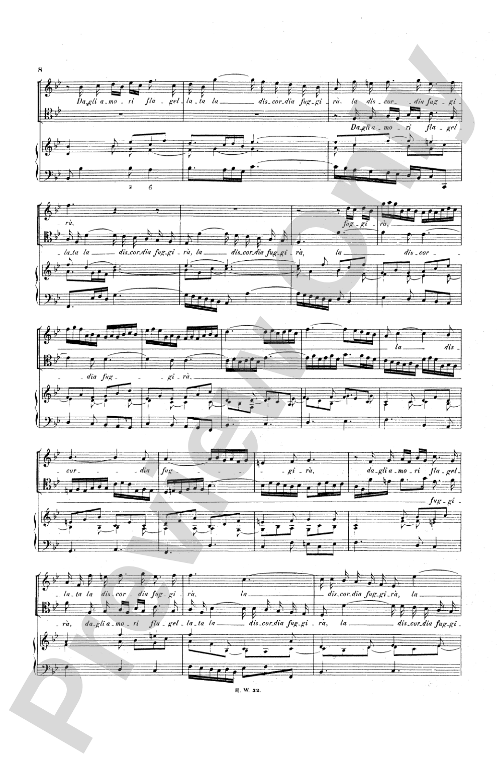 Handel: Italian Duets and Trios, Volume II (Italian): Vocal Miniature Score