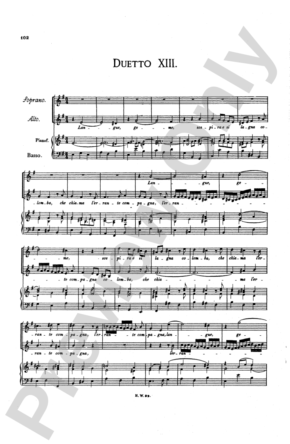 Handel: Italian Duets and Trios, Volume II (Italian)