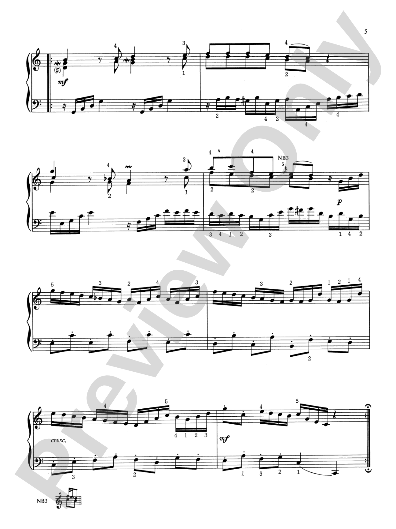Bach: Eighteen Little Preludes (Ed. Hans Bischoff): Piano Book