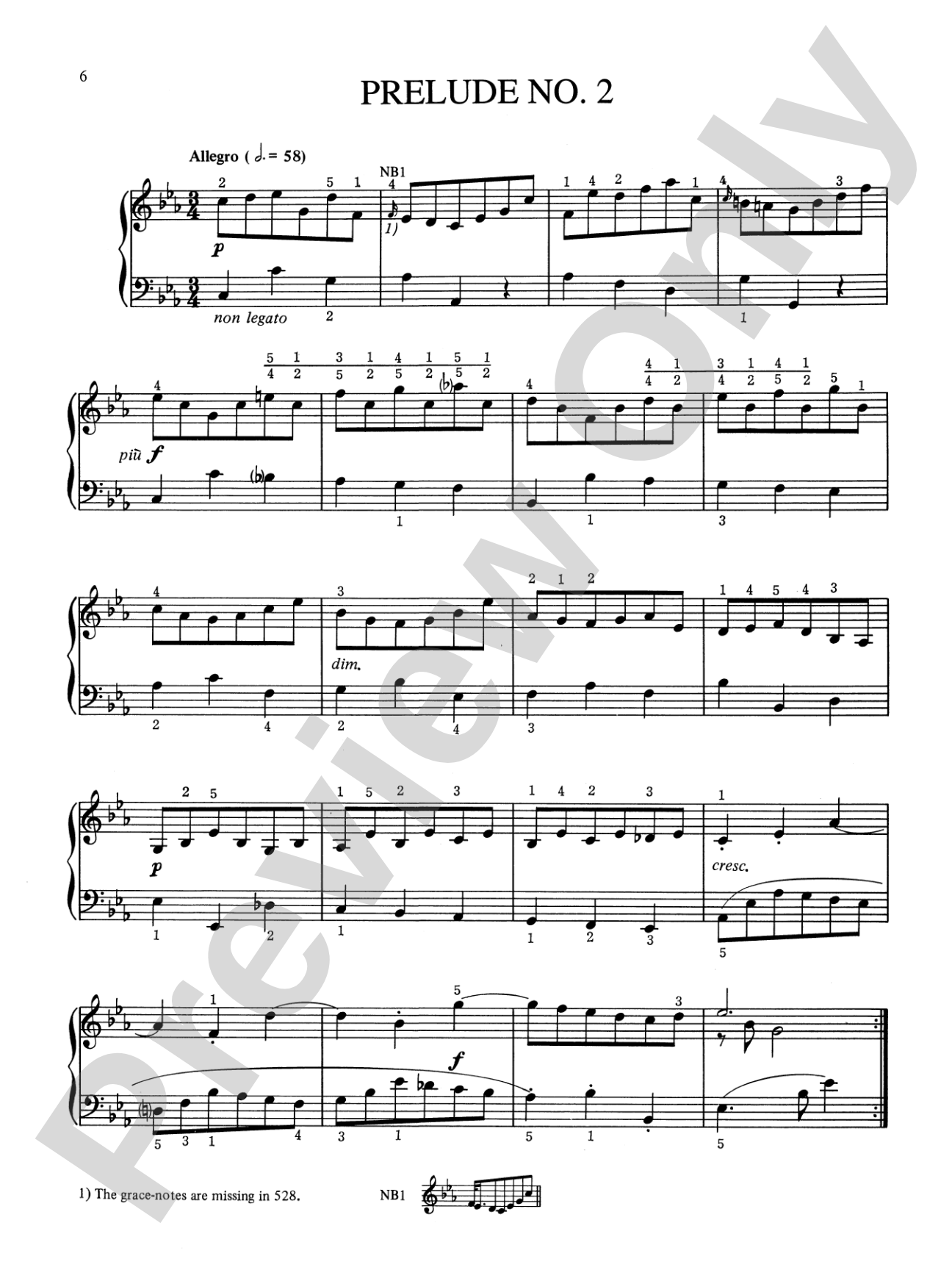 Bach: Eighteen Little Preludes (Ed. Hans Bischoff)