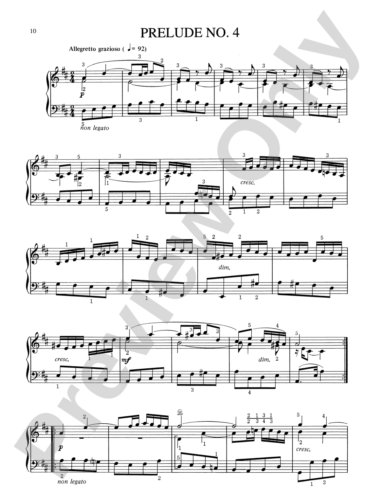 Bach: Eighteen Little Preludes (Ed. Hans Bischoff)