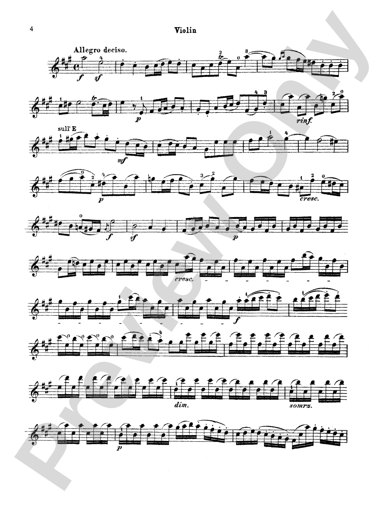 Handel: Six Sonatas: Violin Book