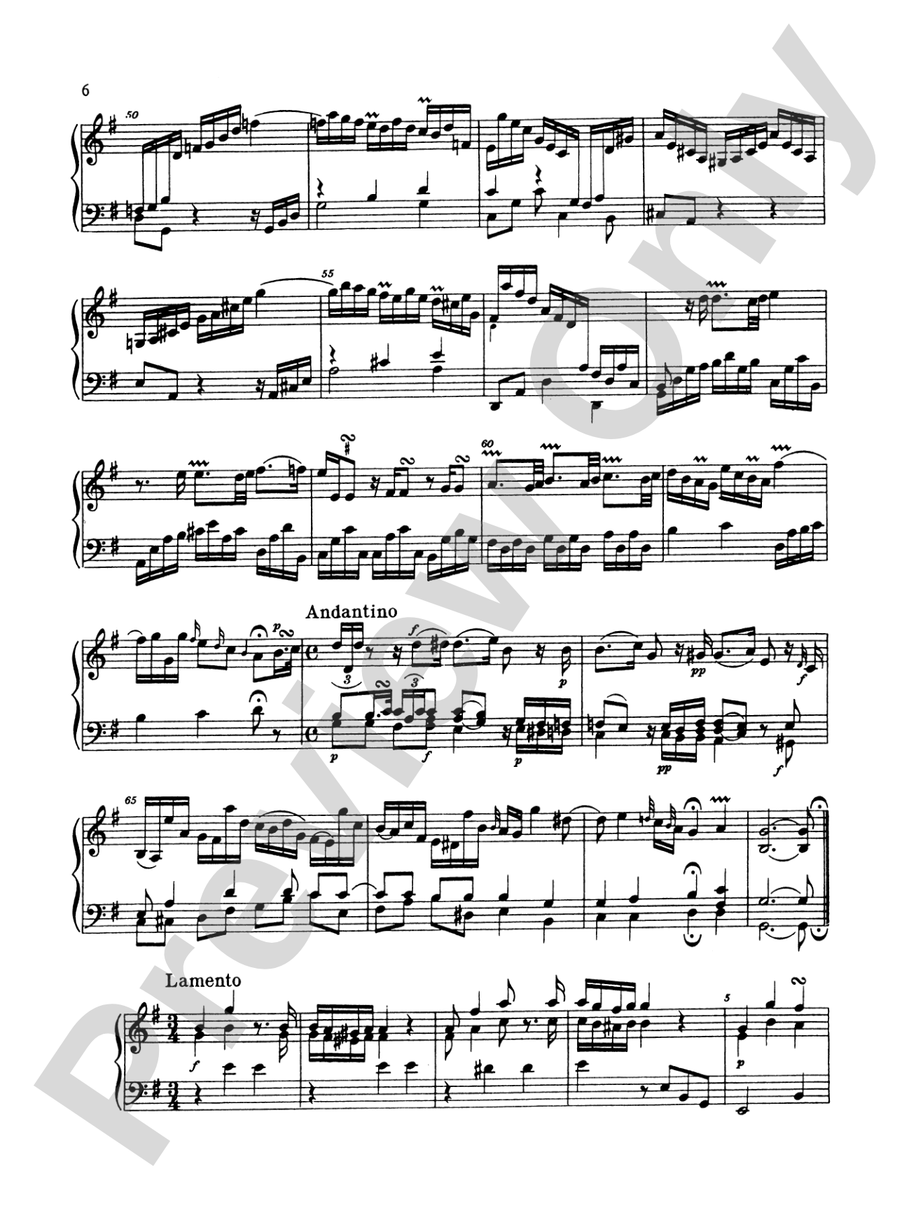 Bach: Nine Sonatas: Piano Book