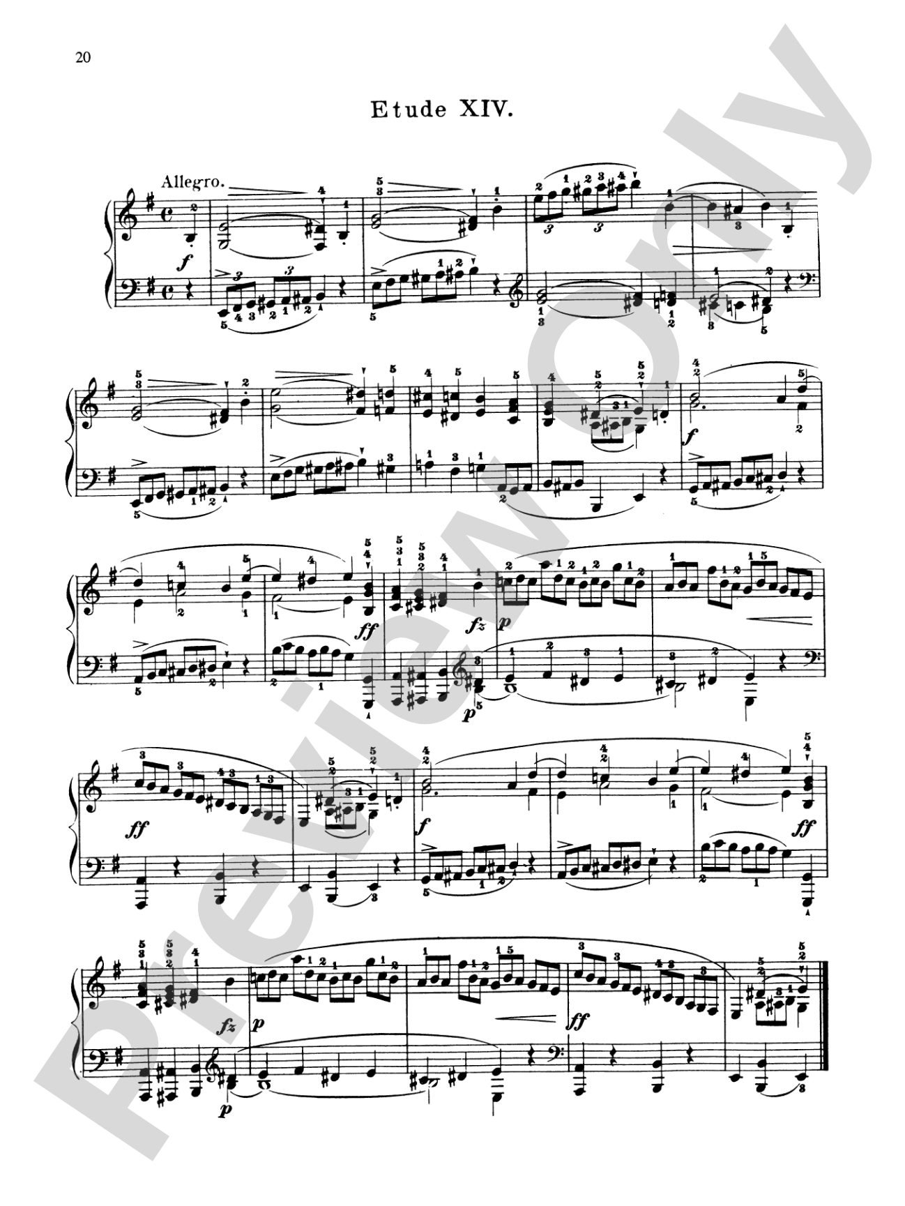 Bertini: Forty-eight Studies, Op. 29 & 32