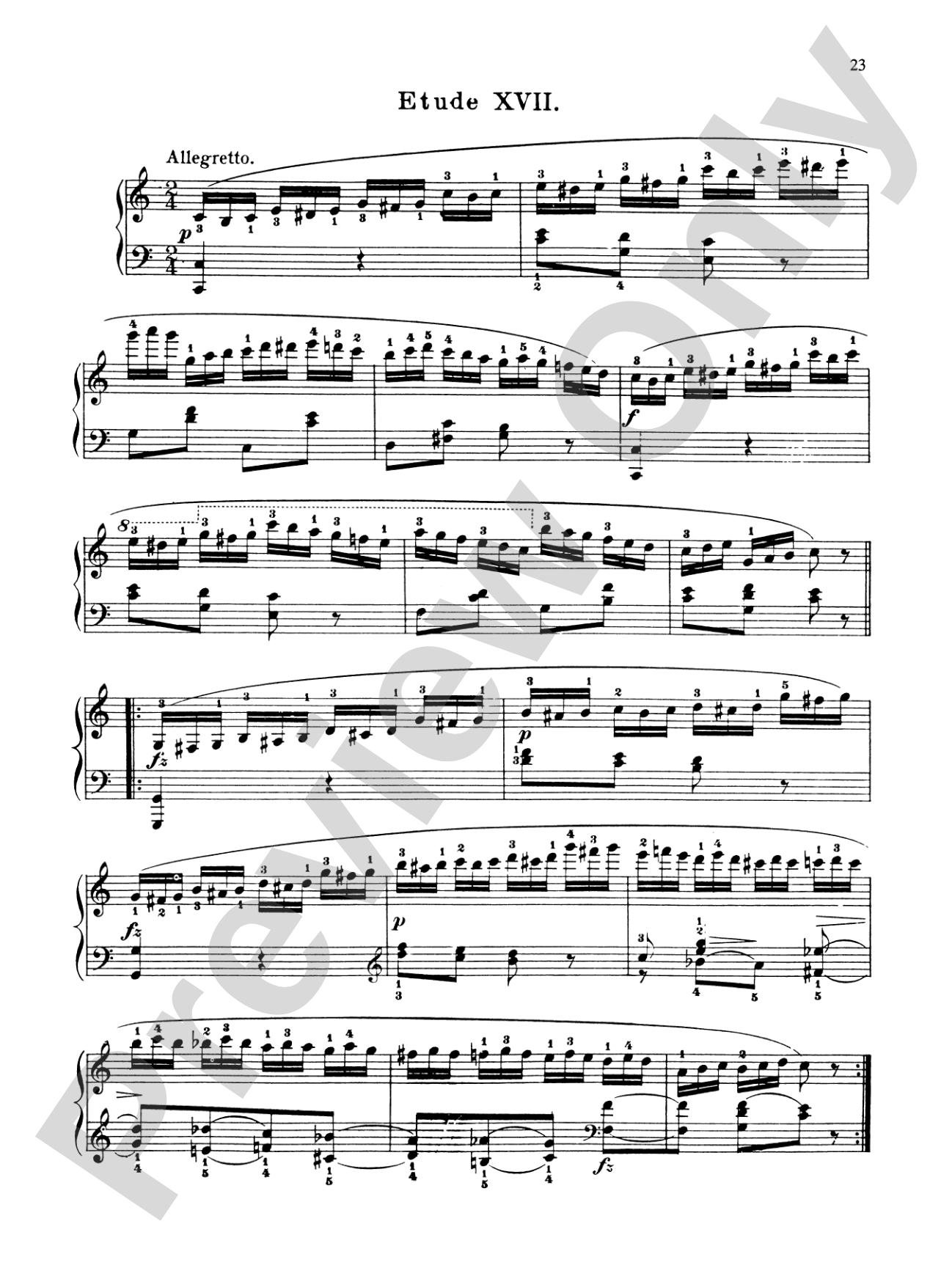 Bertini: Forty-eight Studies, Op. 29 & 32