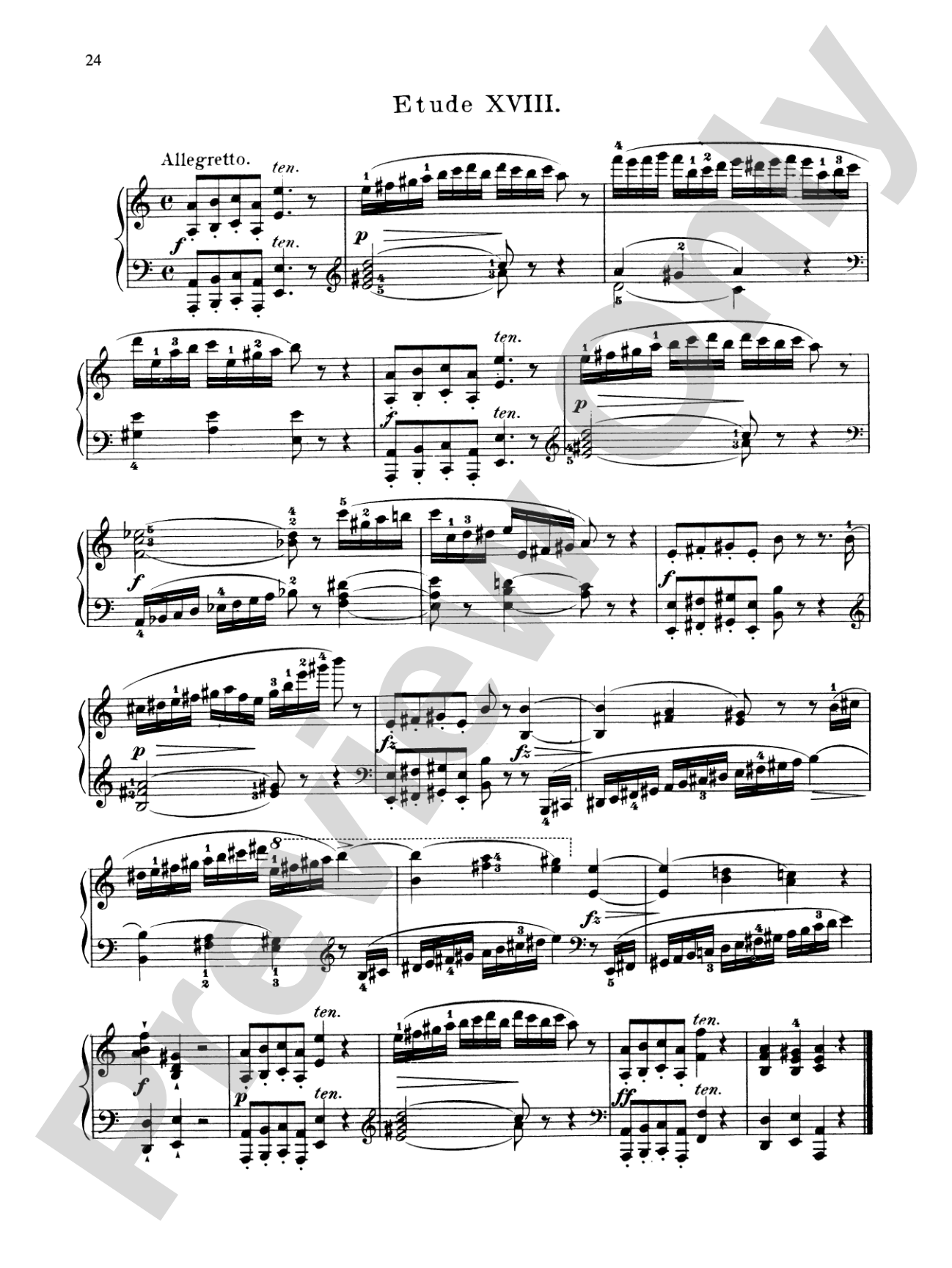 Bertini: Forty-eight Studies, Op. 29 & 32