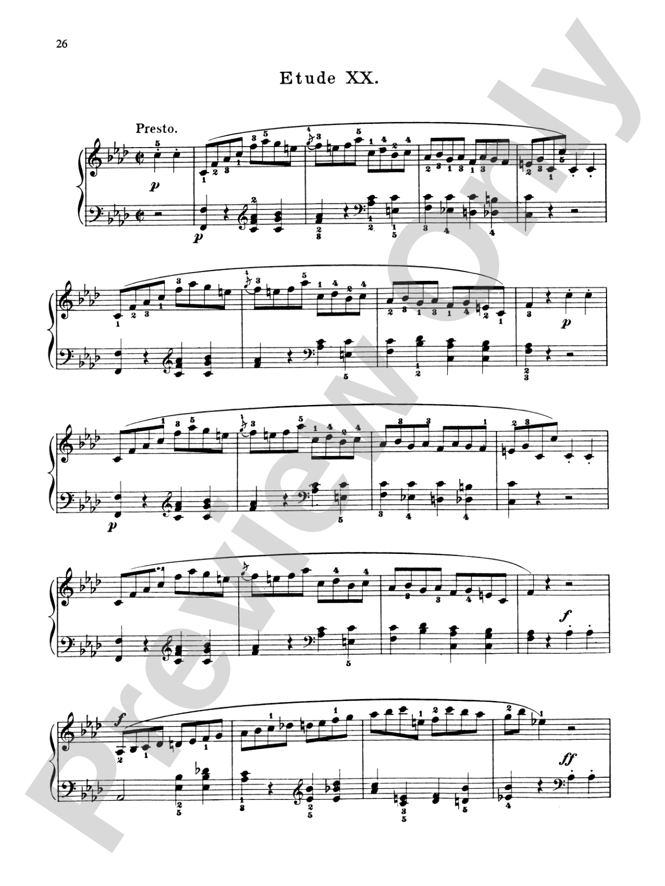Bertini: Forty-eight Studies, Op. 29 & 32