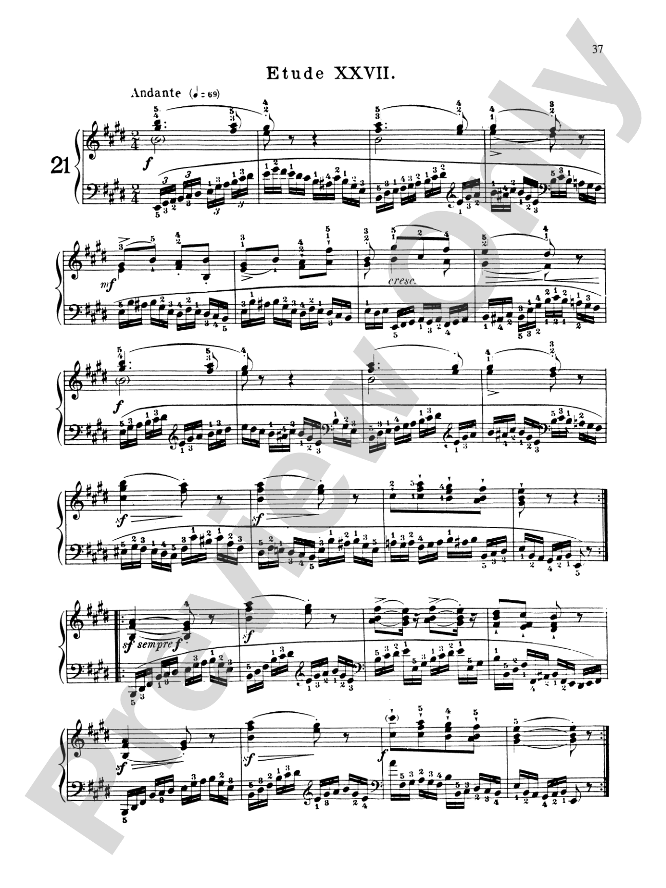 Bertini: Forty-eight Studies, Op. 29 & 32
