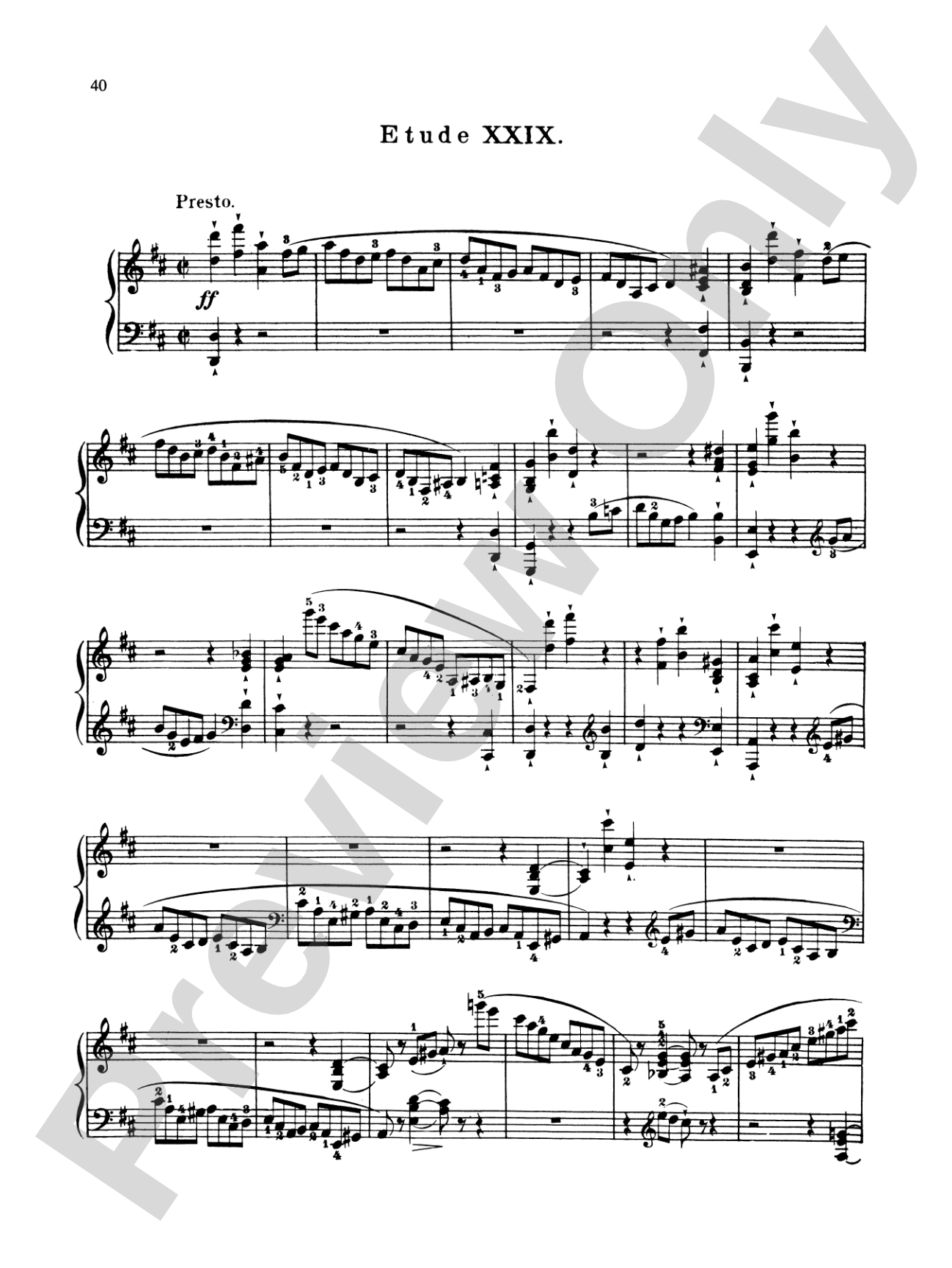 Bertini: Forty-eight Studies, Op. 29 & 32