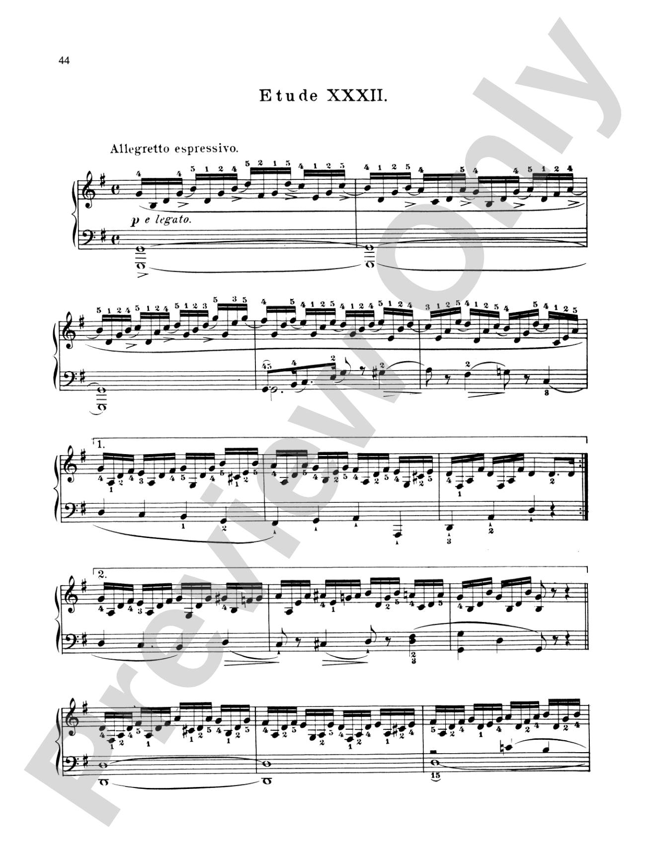 Bertini: Forty-eight Studies, Op. 29 & 32