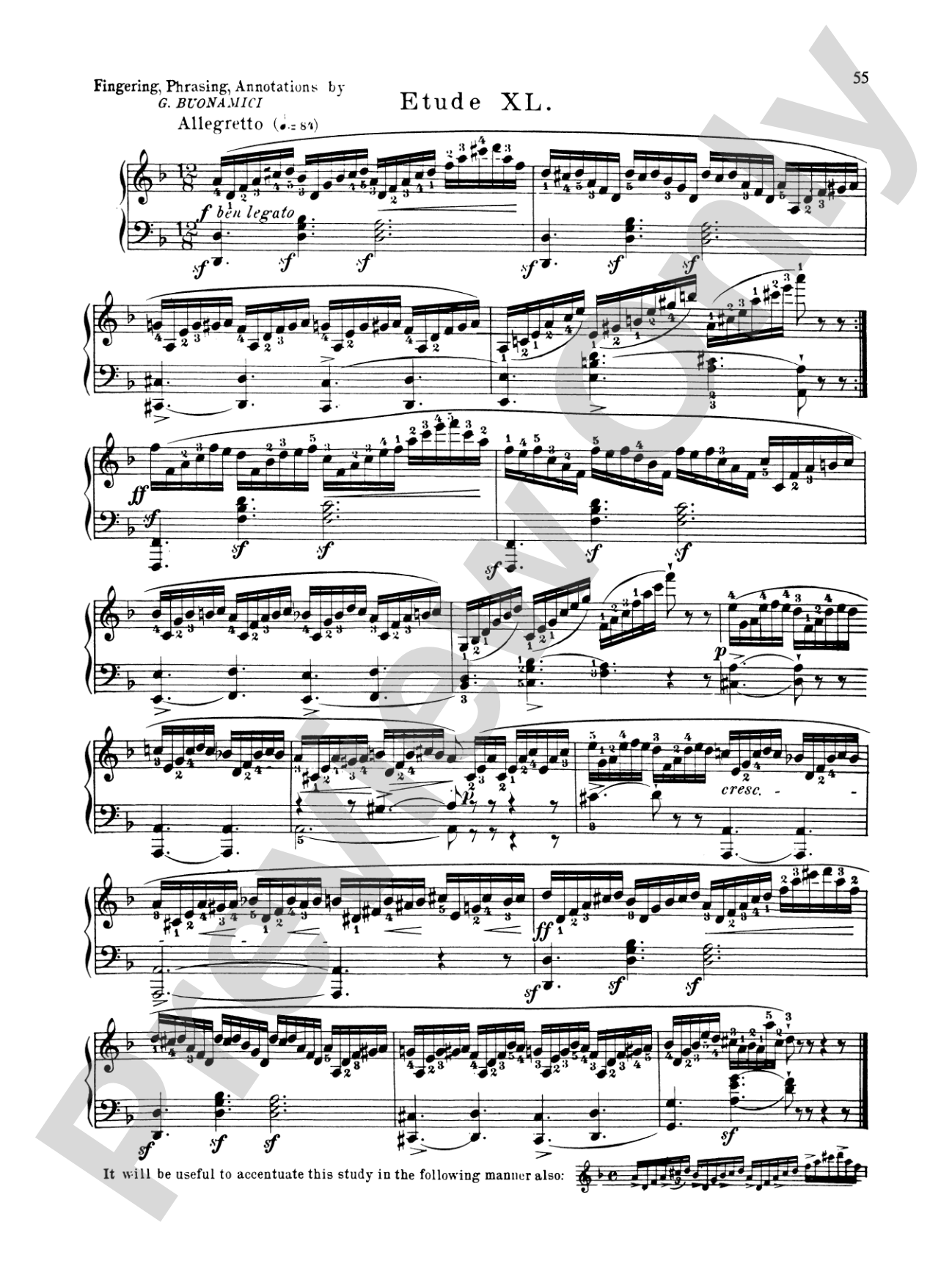 Bertini: Forty-eight Studies, Op. 29 & 32