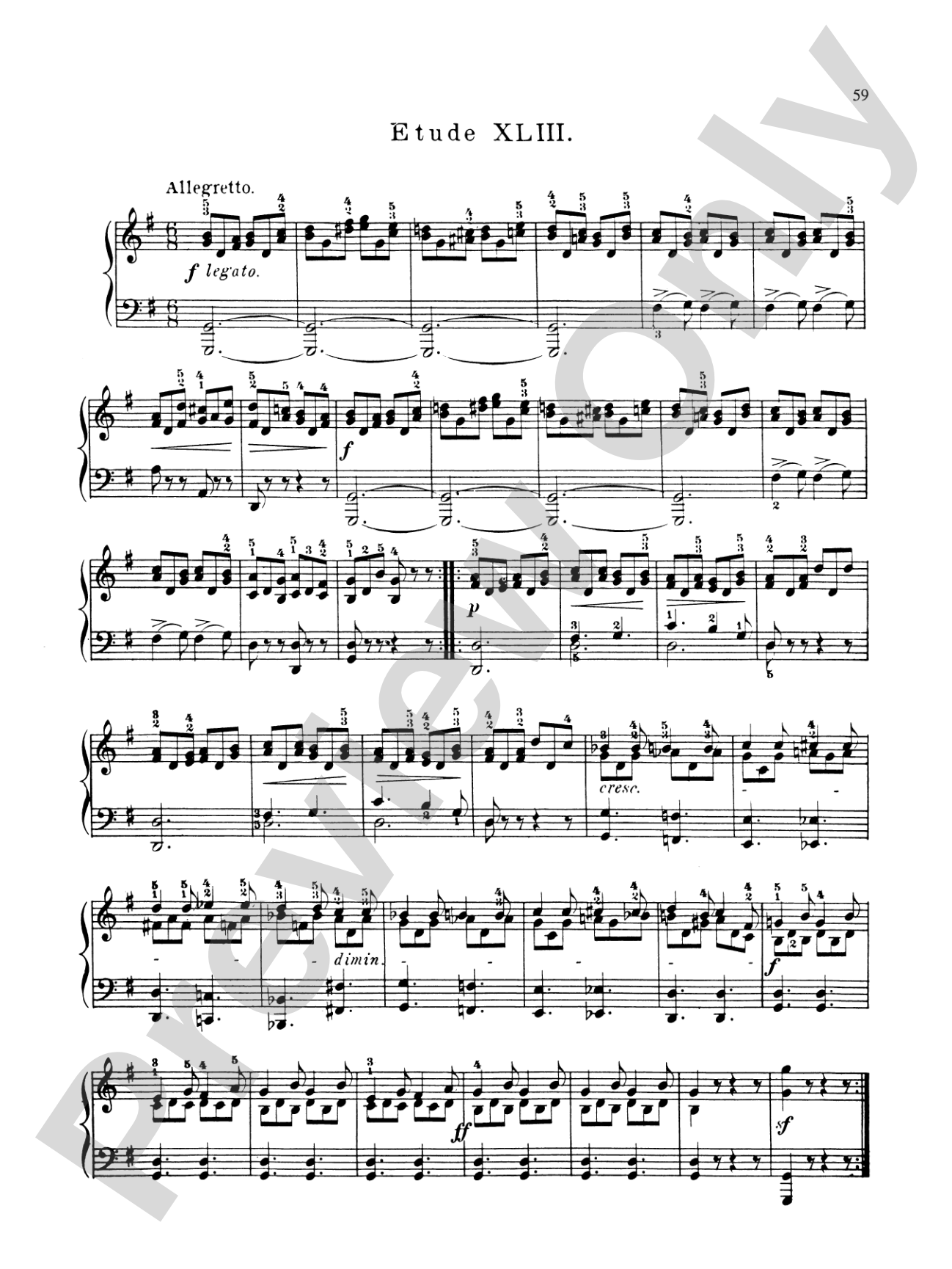 Bertini: Forty-eight Studies, Op. 29 & 32