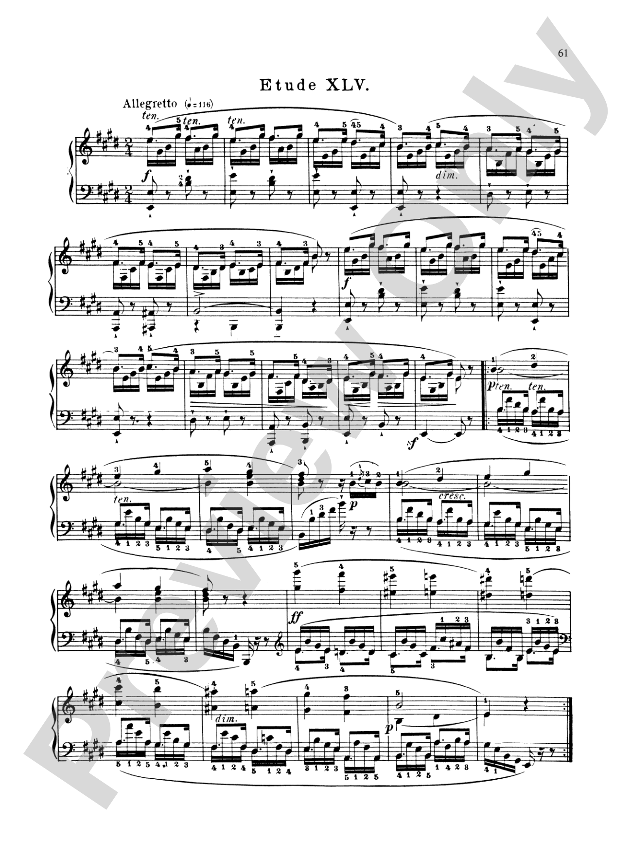 Bertini: Forty-eight Studies, Op. 29 & 32