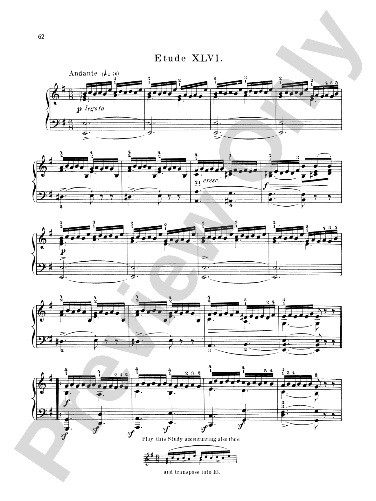 Bertini: Forty-eight Studies, Op. 29 & 32