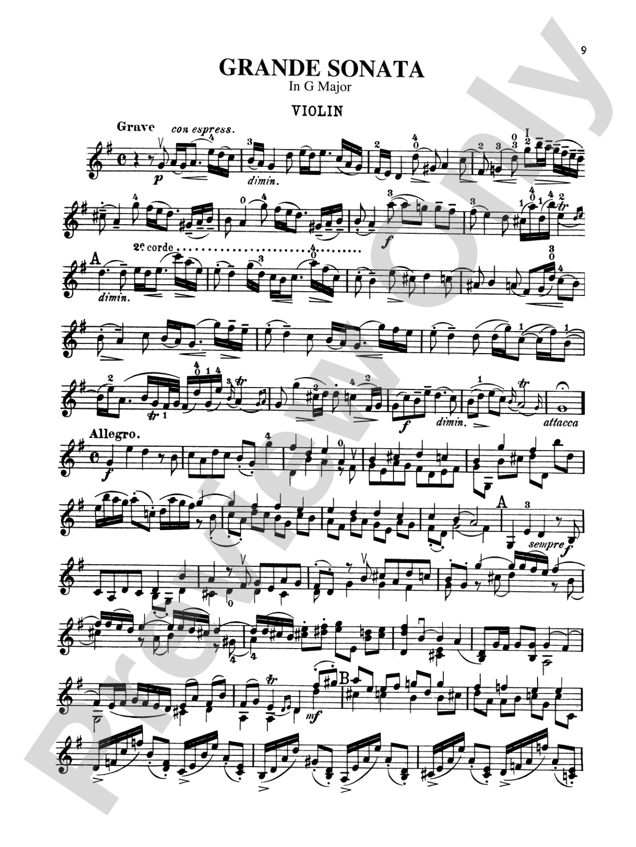 Tartini: Seven Sonatas